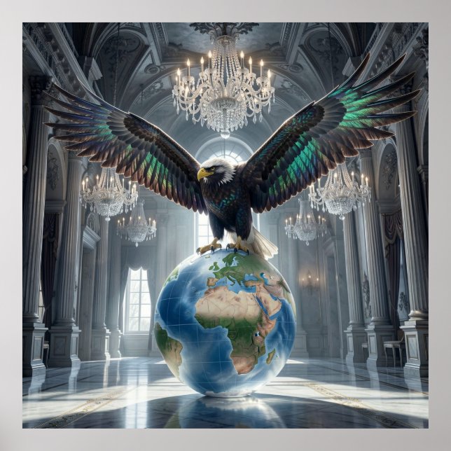 Globale Vision Der schillernde Flug Poster (Vorne)
