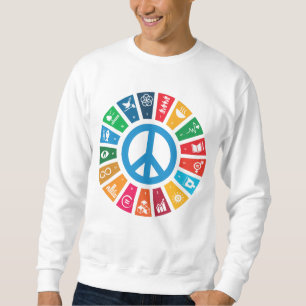 Globale Ziele für die Nachhaltigkeit des Friedens Sweatshirt