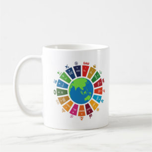 Globale Ziele UN SDG 2030 Kaffeetasse
