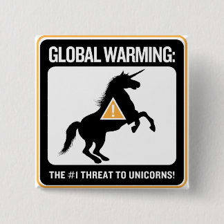 Globaler Erwärmungs-Knopf Button
