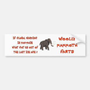 GLOBALER ERWÄRMUNGS-SCHERZ AUTOAUFKLEBER