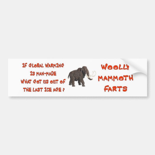 GLOBALER ERWÄRMUNGS-SCHERZ AUTOAUFKLEBER (Vorne)