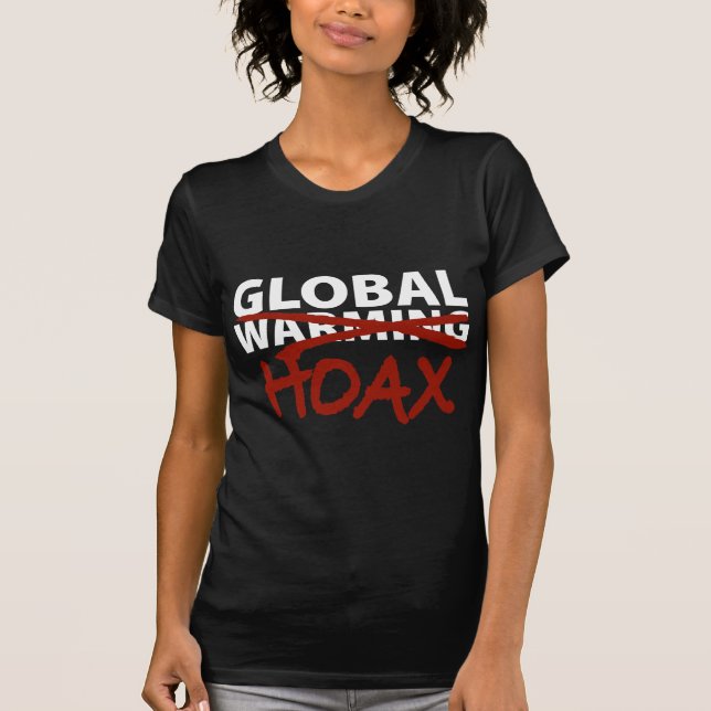 Globaler Erwärmungs-Scherz T-Shirt (Vorderseite)