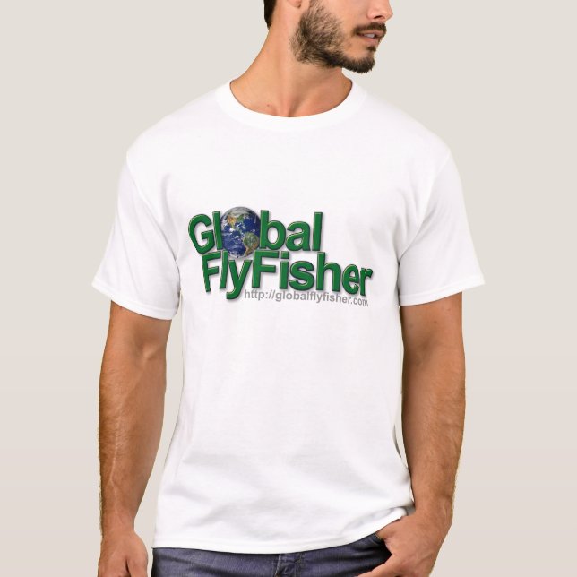 Globaler FlyFisher Logo T - Shirt (Vorderseite)