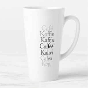 Globaler Kaffee Milchtasse