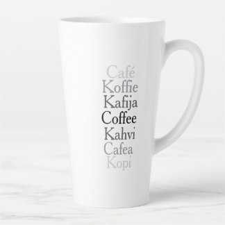 Globaler Kaffee Milchtasse