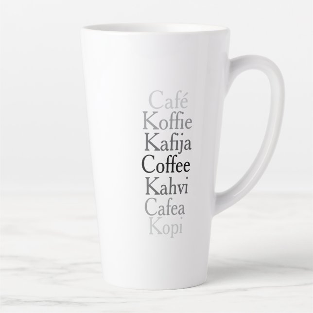 Globaler Kaffee Milchtasse (Rechts)