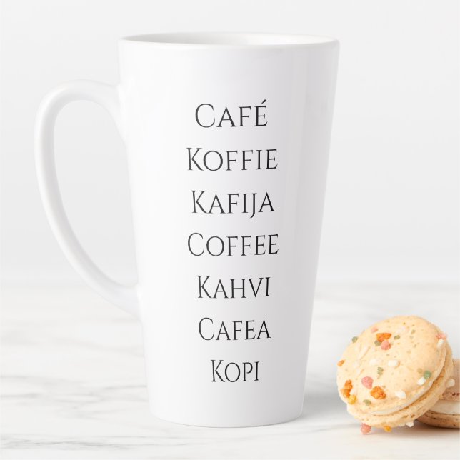 Globaler Kaffee Milchtasse (Beispiel)