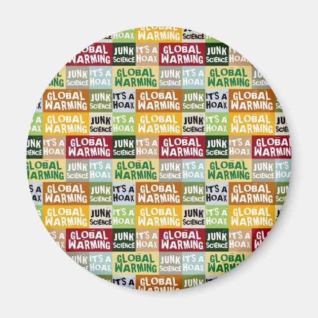 Globaler Warme Hoax Magnet (Vorne)