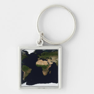 Globales Bild der Welt Schlüsselanhänger