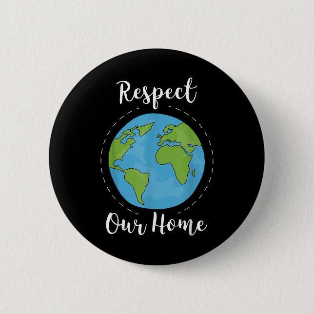 Globales Klimaschutzprojekt Button (Vorderseite)