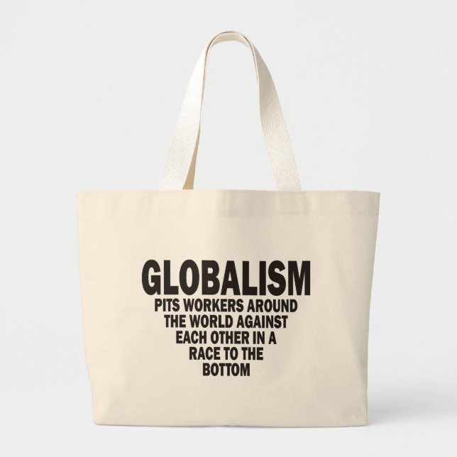 Globalismus Jumbo Stoffbeutel (Vorne)