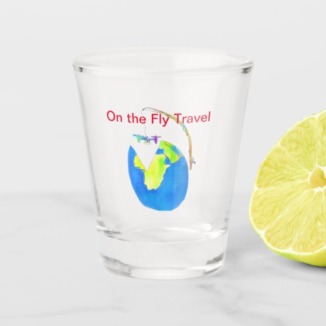 Globe Adventurer Shot Glass Schnapsglas (Vorderseite)