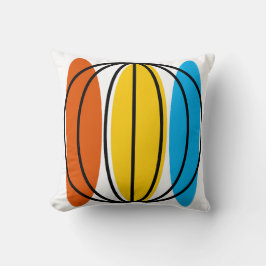 Globe Grosses gelbes Rückeck Kissen