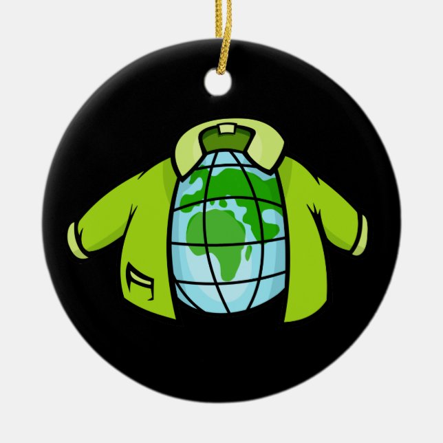 Globe Jacket Keramikornament (Vorne)