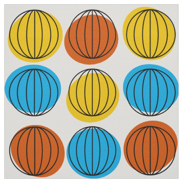 Globe Multi Gewebe Stoff (Muster)