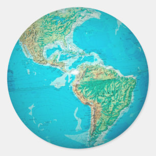 Globe Runder Aufkleber