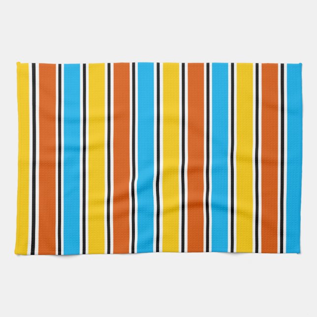 Globe Stripe Klassisches Küchentuch (Horizontal)