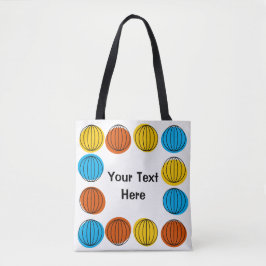 Globe Text überall auf der Tasche blau hinten