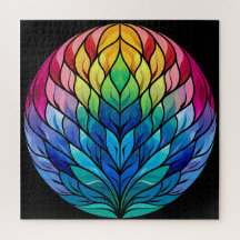 Globe von Rainbow Colors Jigsaw Puzzle