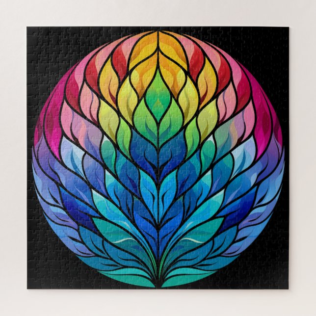 Globe von Rainbow Colors Jigsaw Puzzle (Vertikal)