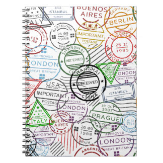 Globetrotter Reisestanzblatt Notizblock