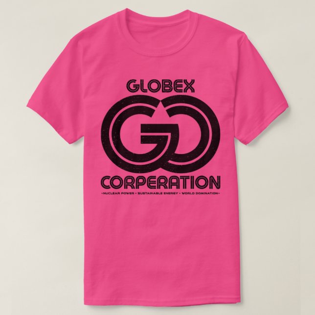 Globex Corp GCBlack RxTp T-Shirt (Design vorne)