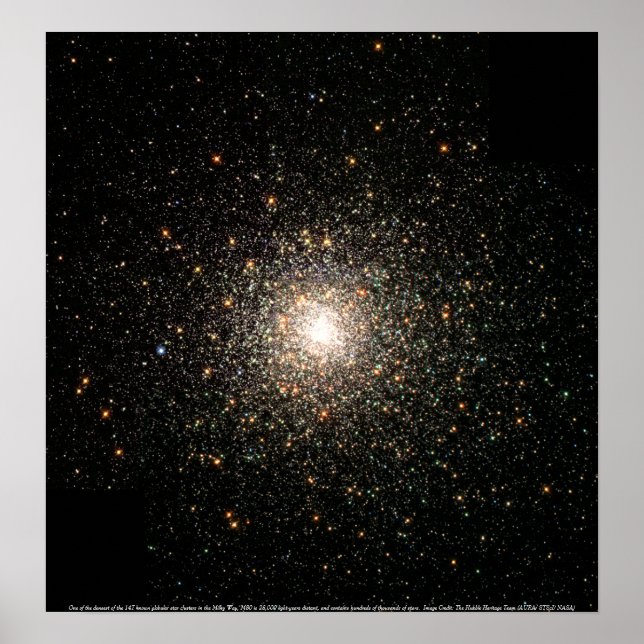 Globular Cluster M80 Poster (Vorne)