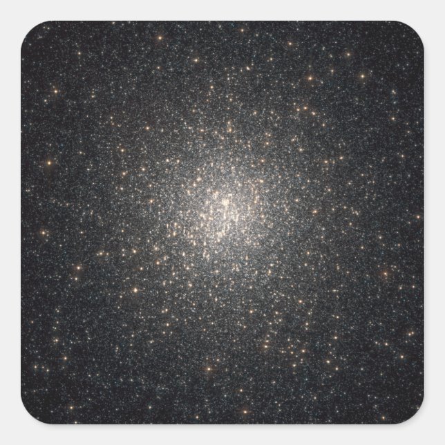 Globular Cluster NGC 2808 Quadratischer Aufkleber (Vorderseite)