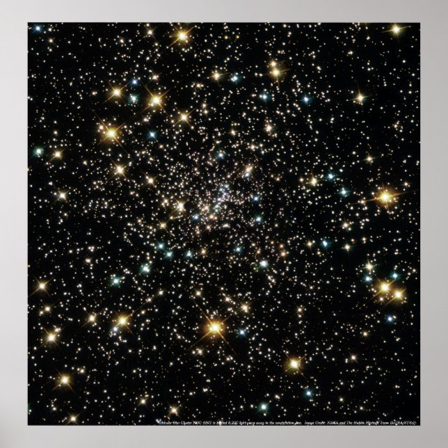 Globular Star Cluster NGC 6397 Poster (Vorne)