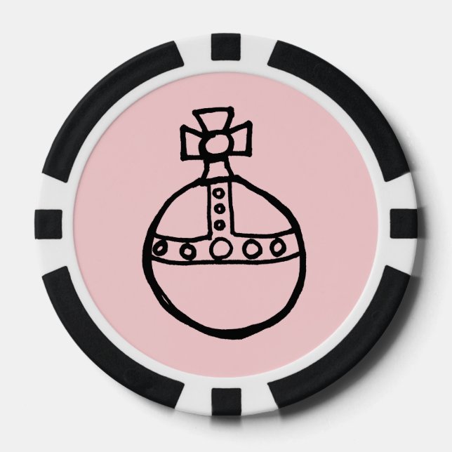 Globus Crucigar Pokerchips (Vorderseite)