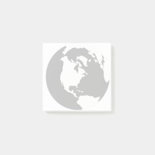 Globus Erde Reise Logo professionell Post-it-Notiz Post-it Klebezettel