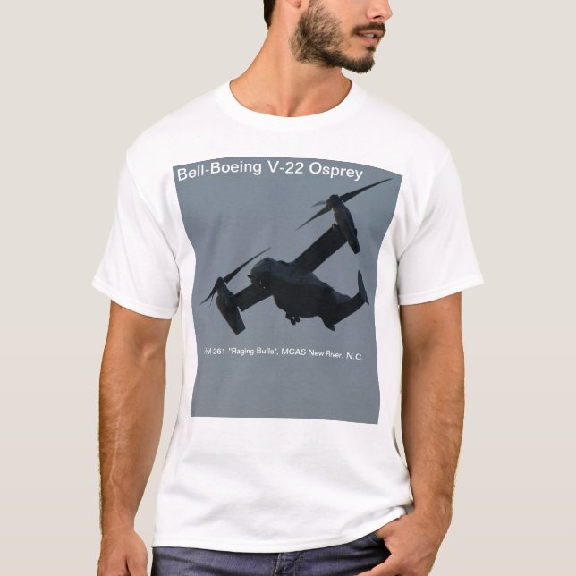 Glocke-Boeing V-22 Osprey. T-Shirt (Vorderseite)