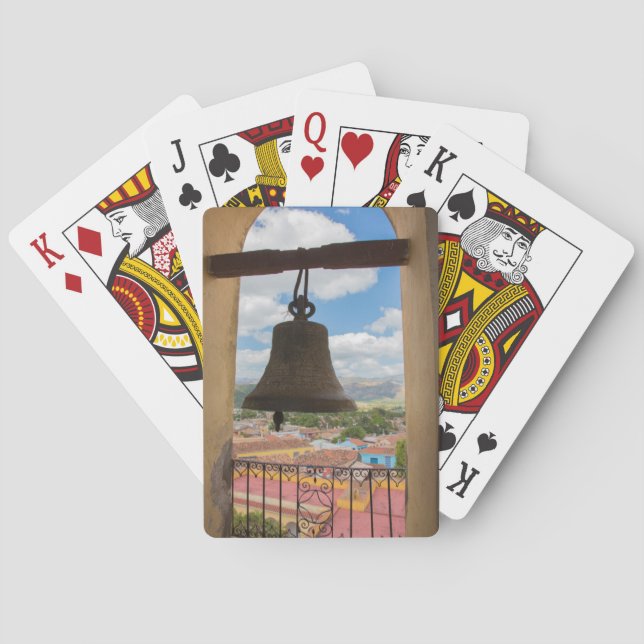 Glocke in einem Kirchturm, Kuba Spielkarten (Rückseite)
