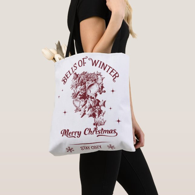 Glocken des winterlichen Weihnachtsfestes (Von Nahem)