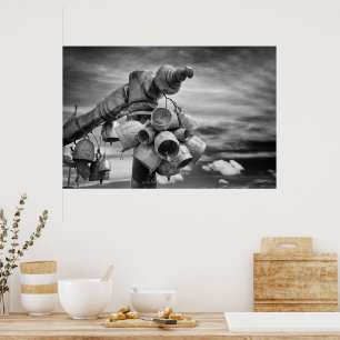 Glocken eines buddhistischen Tempels Poster