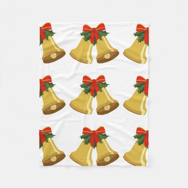 Glocken klingeln fleecedecke (Vorderseite)