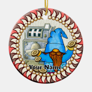 Glockenschlitze Gnom  Keramik Ornament