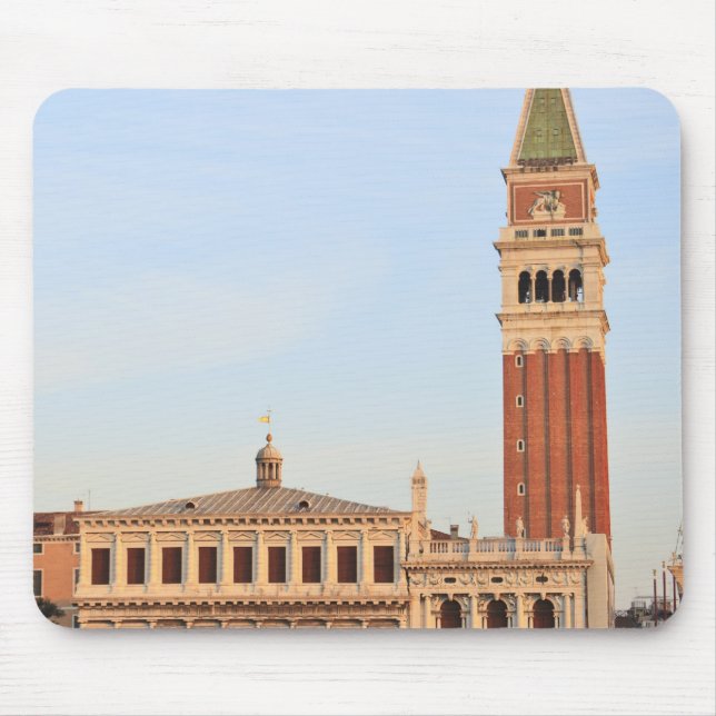 Glockenturm, Piazza San Marco, Venedig Mousepad (Vorne)