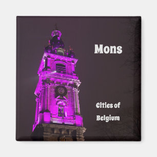 Glockenturm von Mons Belgien Magnet