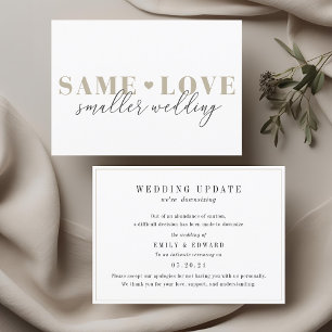 Glockige Herz-Hochzeitsankündigung Save The Date