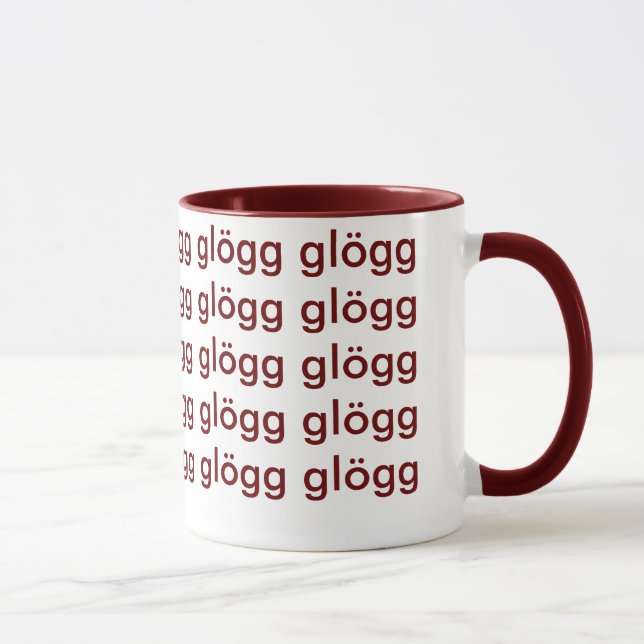 Glogg Glogg Glogg lustiger Skandinavier Tasse (Rechts)