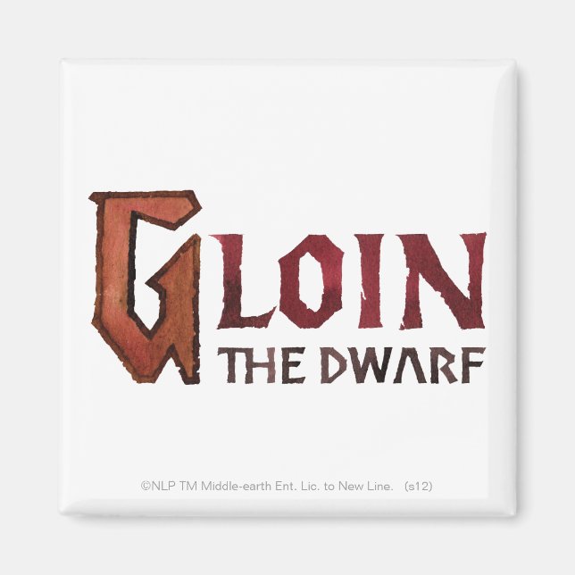 Gloin Name Magnet (Vorne)
