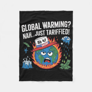 Glol Erwärmung Nah Just Tariffied Spaß 8647 Anti T Fleecedecke