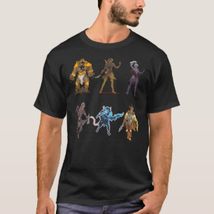 Gloomhaven Starter Characters Pixel Design - Board T-Shirt