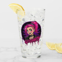 Gloomkitty-Glas-Tasse Glas