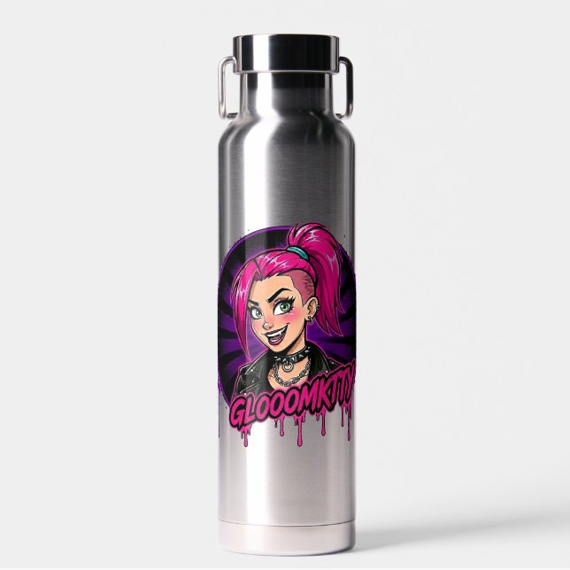 Gloomkitty Isolierte Flasche (Vorne)