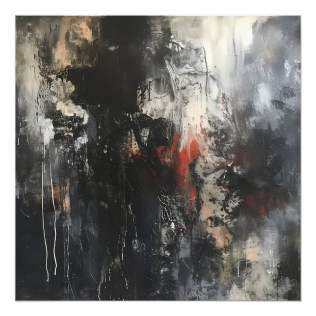 Gloomy Abstrakt Art Fotodruck (Vorne)