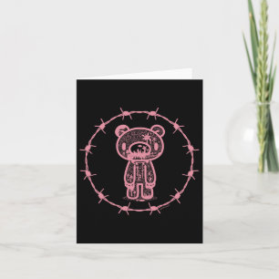 Gloomy Bear der schmutzige Gitterdraht H Karte