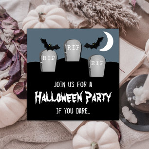 Gloomy Graveyard Halloween-Party laden ein Einladung